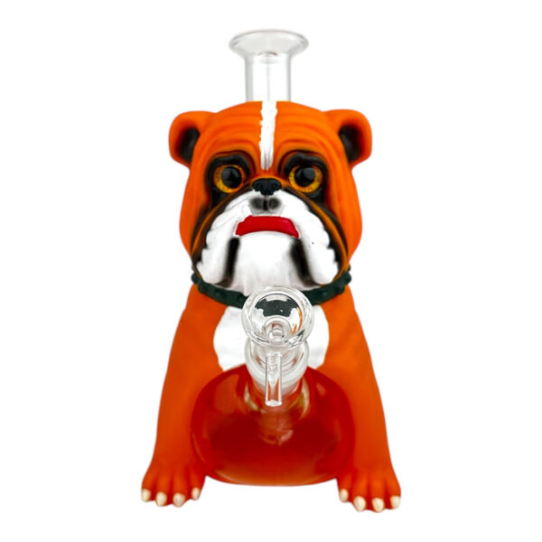 11" Silicone Glass Water Pipe - Image 5
