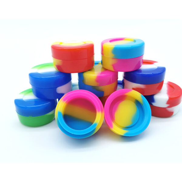 5ml Marbled Silicone Stash Jar Wholesale - Image 4