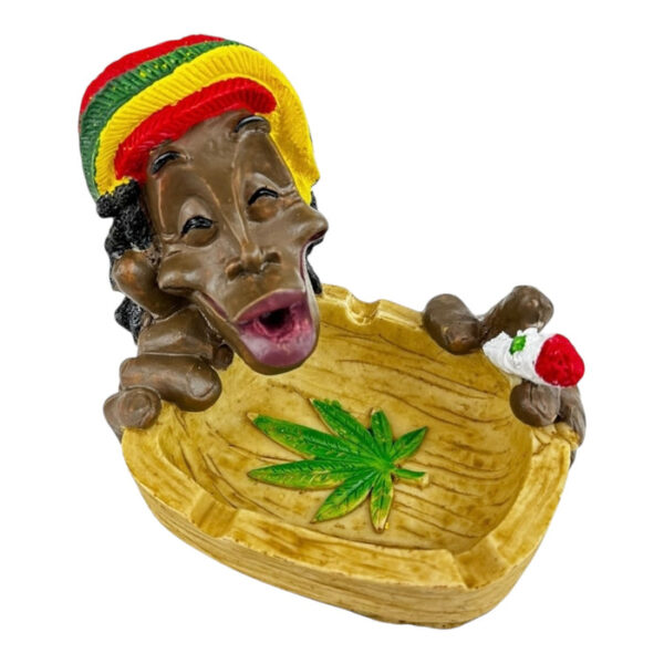RASTA Resin Character Small Ashtrays | 36pc/Case - Image 2