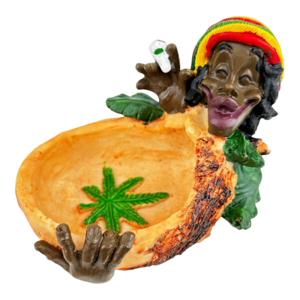 RASTA Resin Character Small Ashtrays | 36pc/Case - Image 3