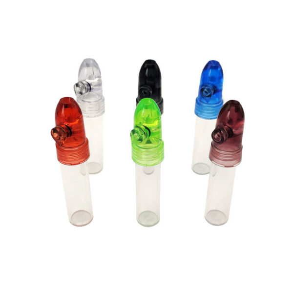 Small Glass Vial with Bullet Cap - Image 4