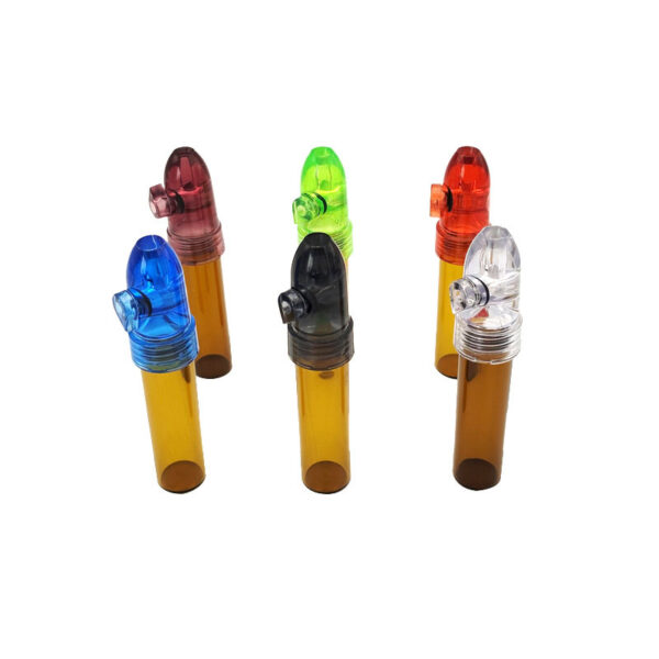 Small Glass Vial with Bullet Cap - Image 3