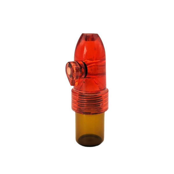 Small Glass Vial with Bullet Cap - Image 2