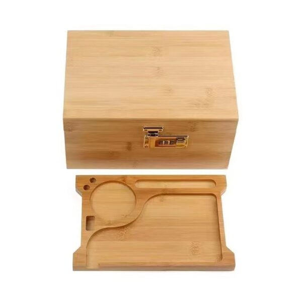 The Higher Society Smokers Hot Box - Natural Wood - Image 5