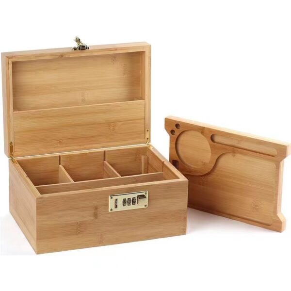 The Higher Society Smokers Hot Box - Natural Wood - Image 4