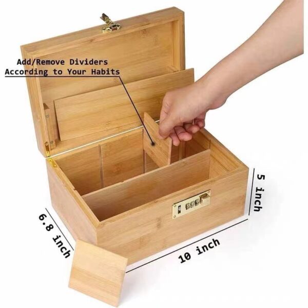 The Higher Society Smokers Hot Box - Natural Wood - Image 3