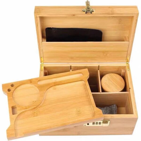 The Higher Society Smokers Hot Box - Natural Wood - Image 2