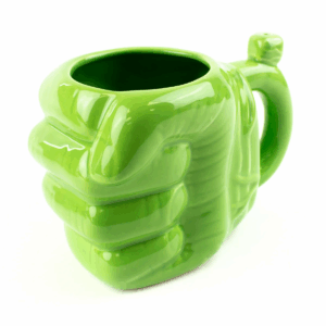 Green HK Wake & Smash Hand Smoking Pipe Mug