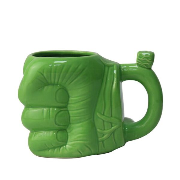 Green HK Wake & Smash Hand Smoking Pipe Mug - Image 5