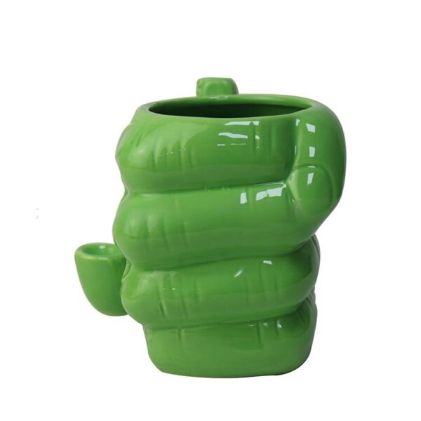 Green HK Wake & Smash Hand Smoking Pipe Mug - Image 4