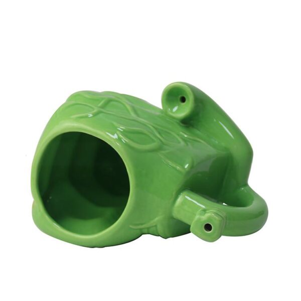 Green HK Wake & Smash Hand Smoking Pipe Mug - Image 3