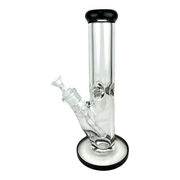 12" Tall Glass Water Pipe - 7mm Thick - Assorted Colors - Image 2