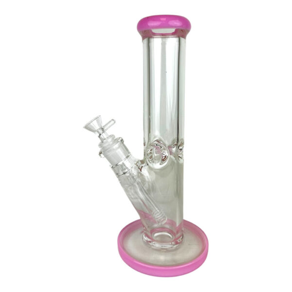 12" Tall Glass Water Pipe - 7mm Thick - Assorted Colors - Image 3
