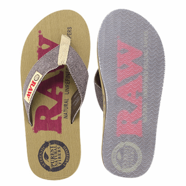 RAW X Rolling Papers Thong Sandals - Image 2