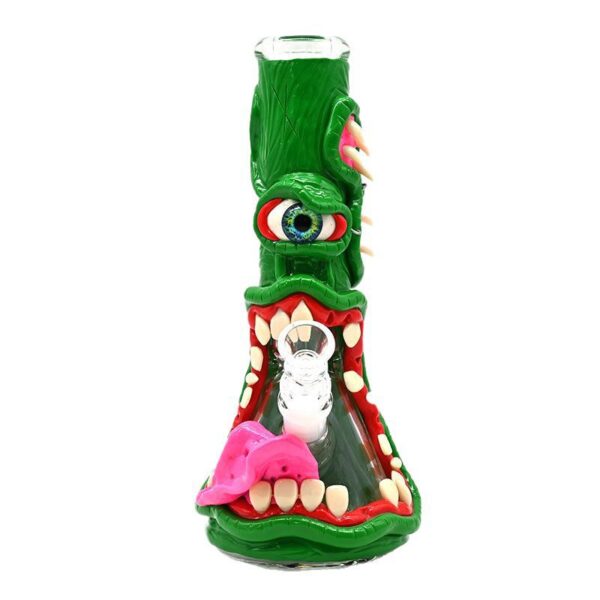 8" 3D Monster Glass Beaker Water Pipe - Image 6