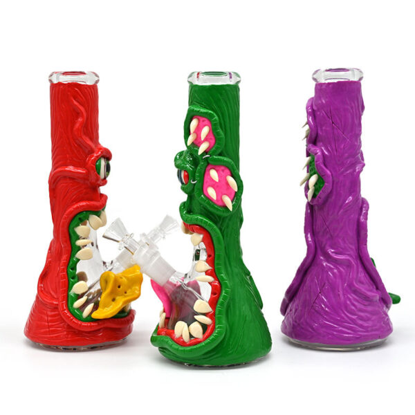 8" 3D Monster Glass Beaker Water Pipe - Image 4