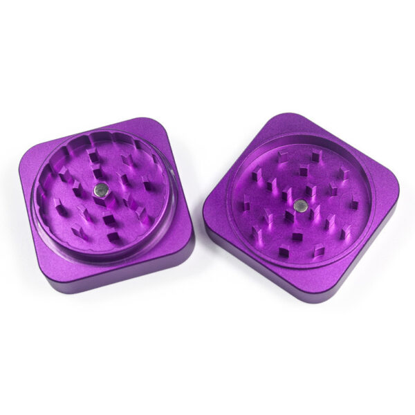 Square aluminum grinder - Image 3