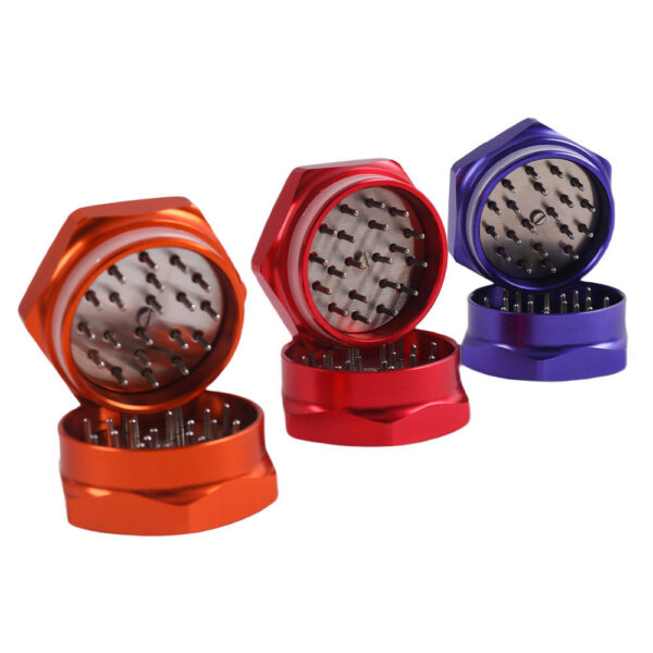 Custom Logo 52mm Aluminum Herbal Grinder - Image 6