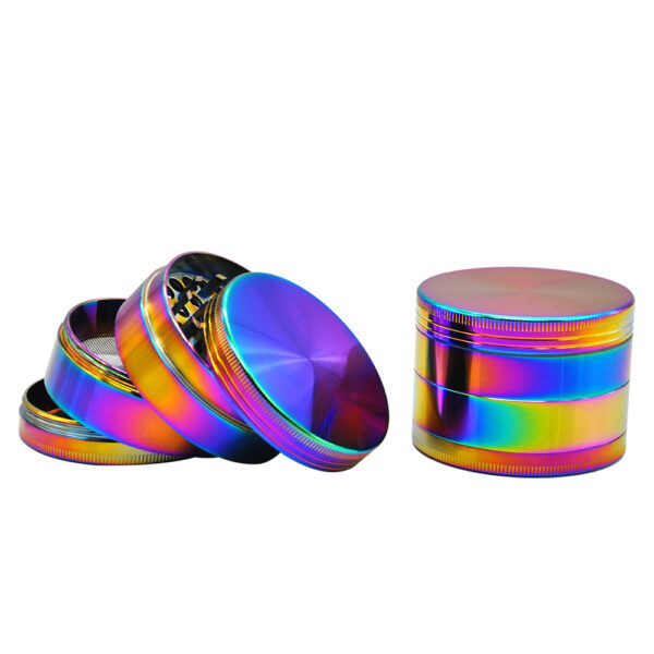 Colorful Zinc Alloy Gradient Weed Grinder - Image 3