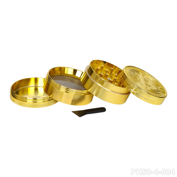 Zinc Gold Coil Grinder 4xParts - Image 5