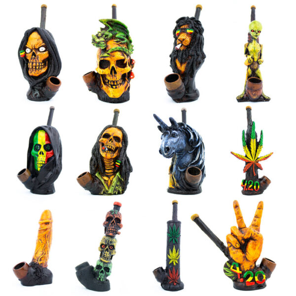 Hand Crafted Resin Medium Pipe