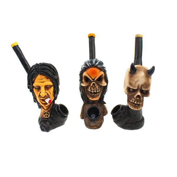 Hand Crafted Resin Medium Pipe - Image 4