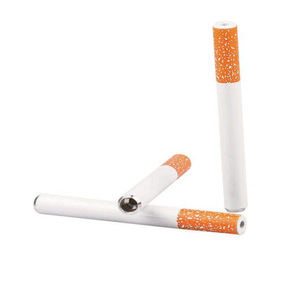 78mm Metal Aluminum Alloy Cigarette-shaped Portable Pipe