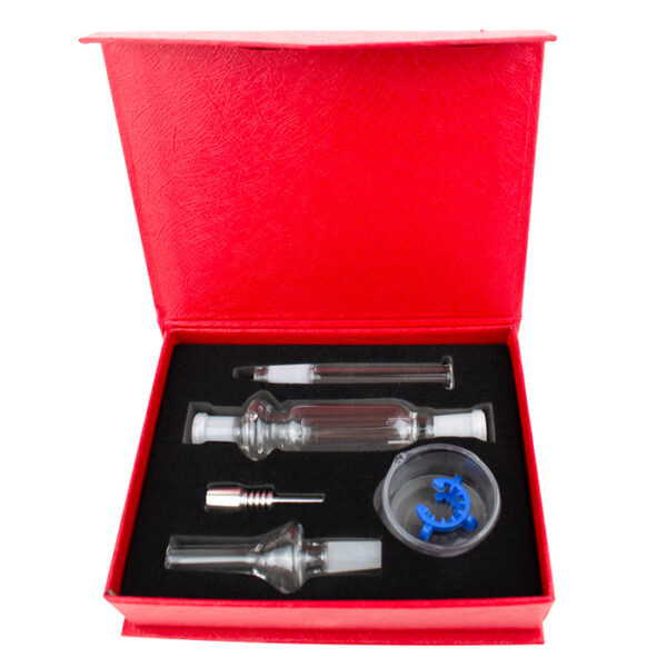 Micro NC Red Box Nectar Collector with Quartz and Titanium Tip kit - Image 2