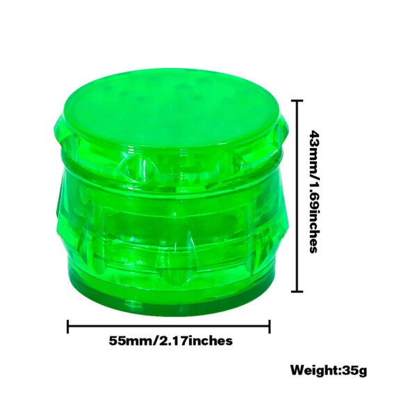 Medical Grade Plastic Grinder with Razor Sharp Teeth - Image 3