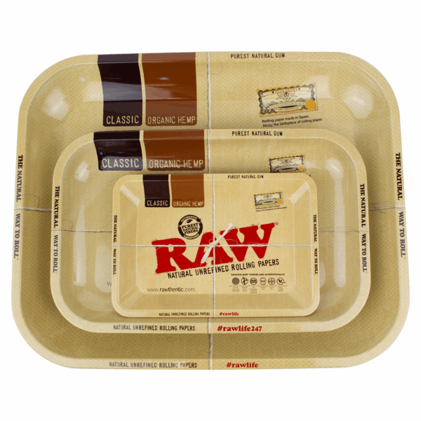 Raw Classic Organic Metal Rolling Tray