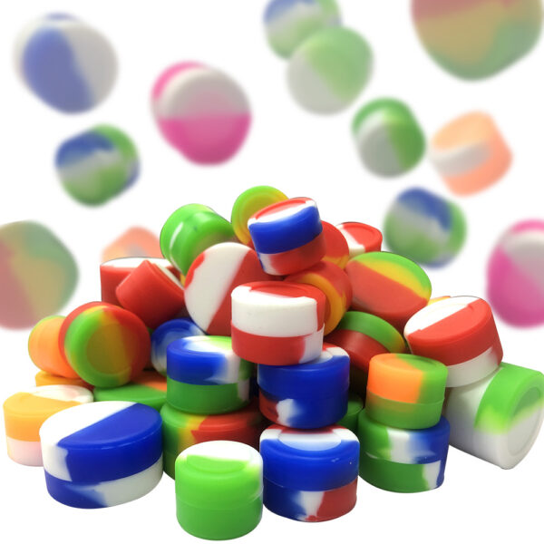 5ml Marbled Silicone Stash Jar Wholesale - Image 6