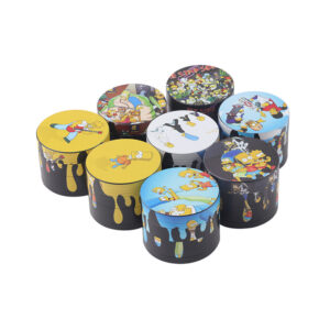 Wholesale SP 4 Part Stickers Zinc Grinders