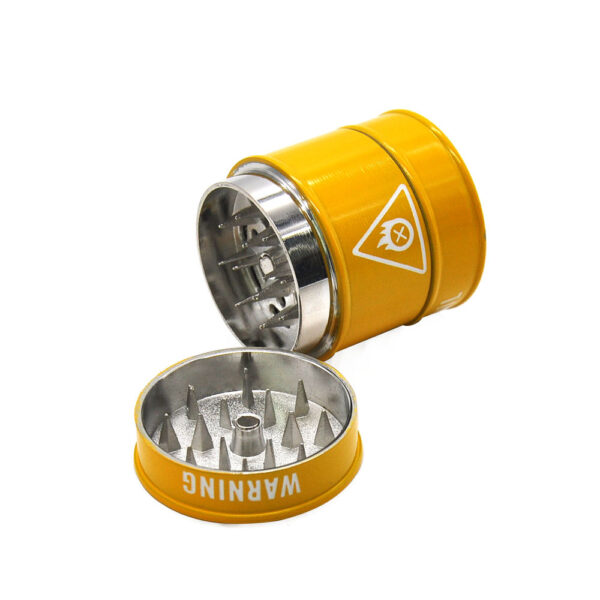 Oil Barrel Shape Zinc Grinder - Image 3