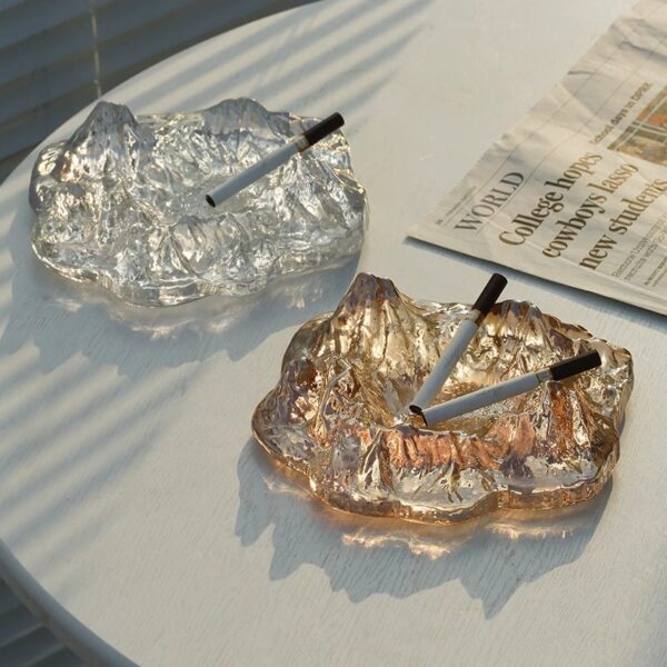 Iceberg glass ashtray - Image 6