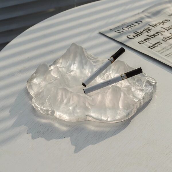 Iceberg glass ashtray - Image 3