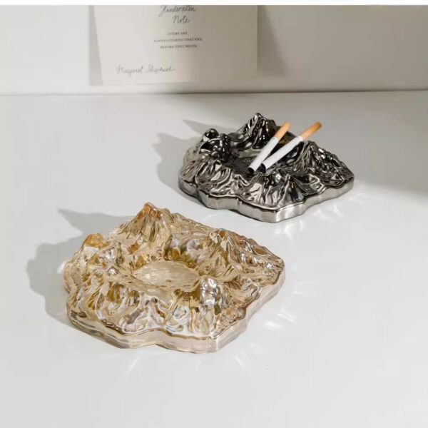 Iceberg glass ashtray - Image 2